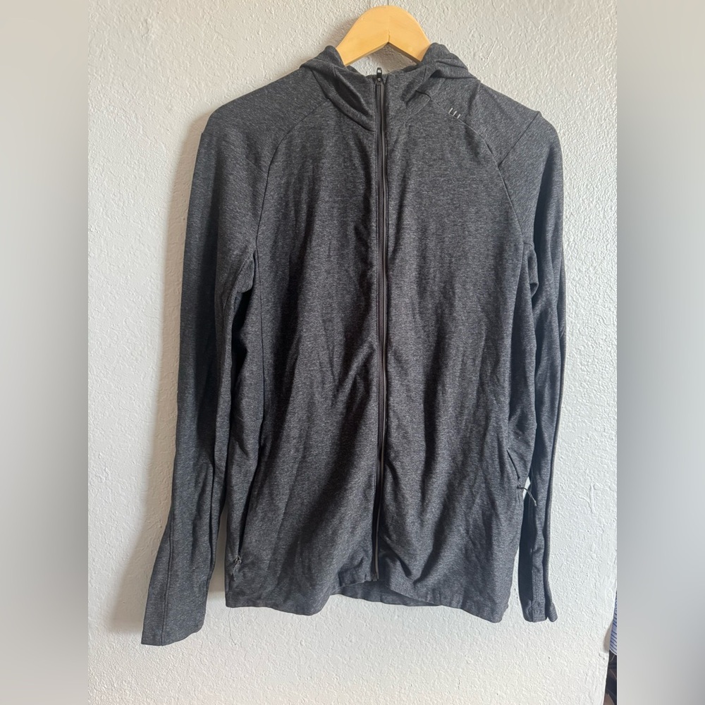 Lululemon Men's Gray Full-Zip Sweater - Picture 1 of 5
